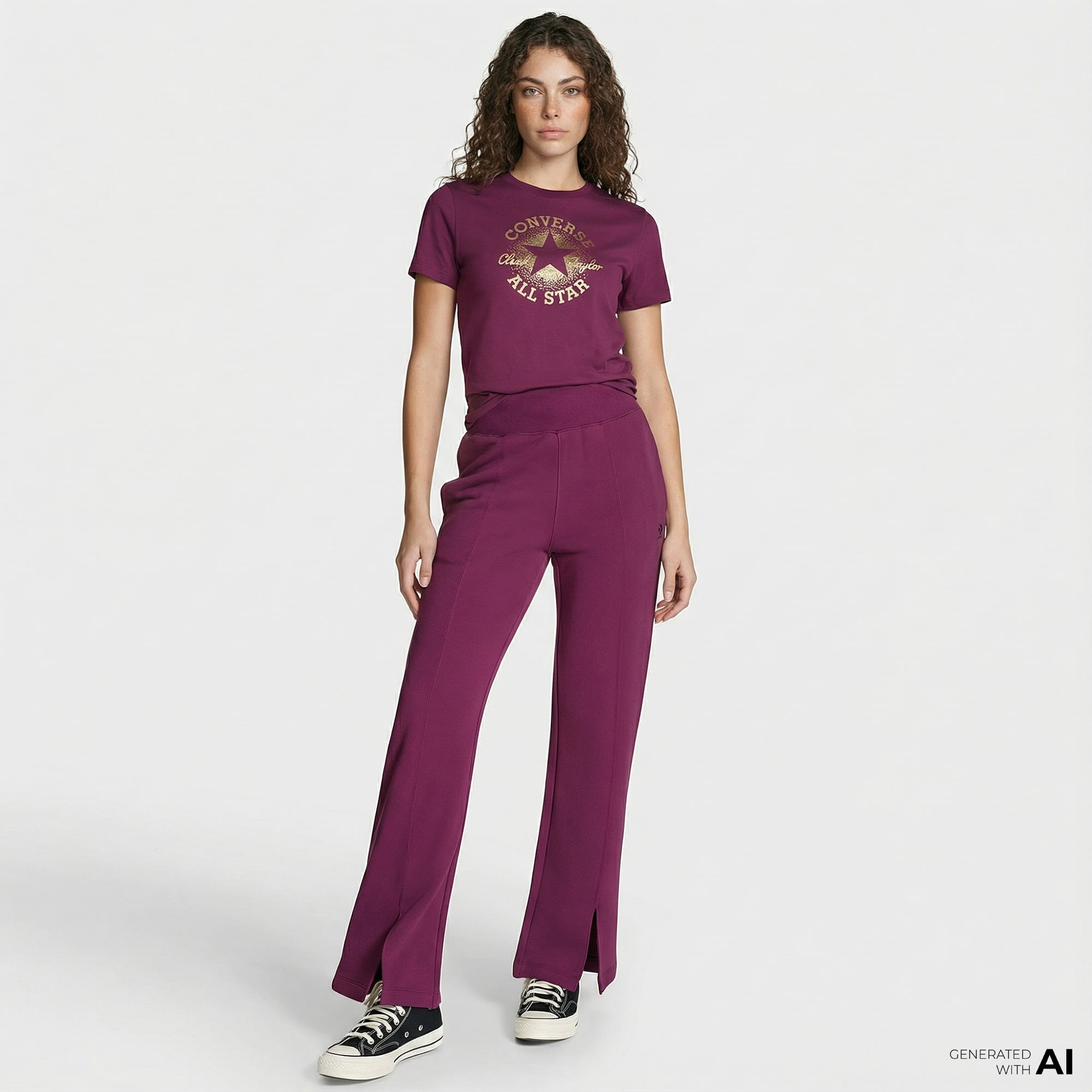  Converse Kadın Mor Pantolon
