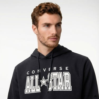  Converse Erkek Siyah Sweatshirt