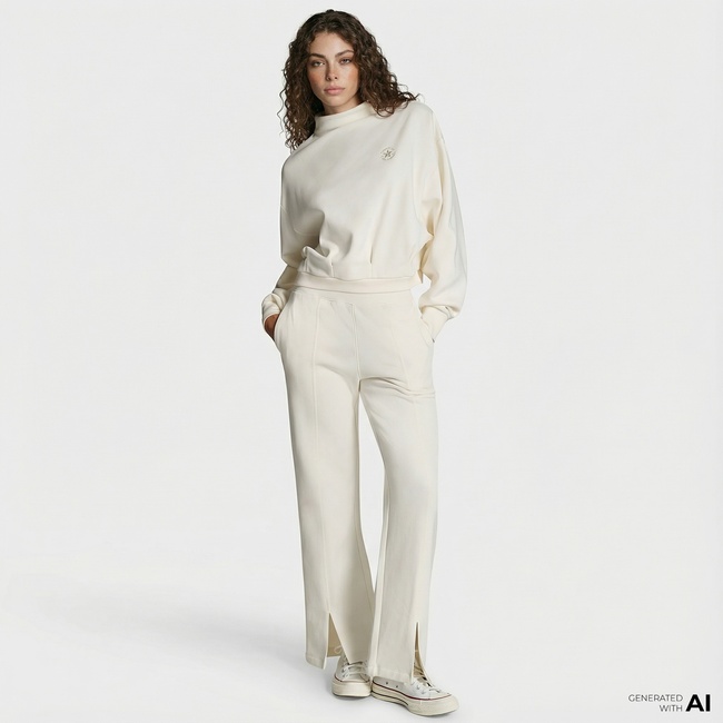  Converse Kadın Krem Pantolon