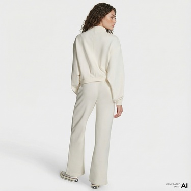  Converse Kadın Krem Pantolon