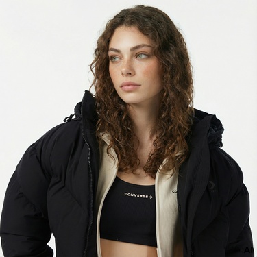  Converse Kadın Siyah Mont