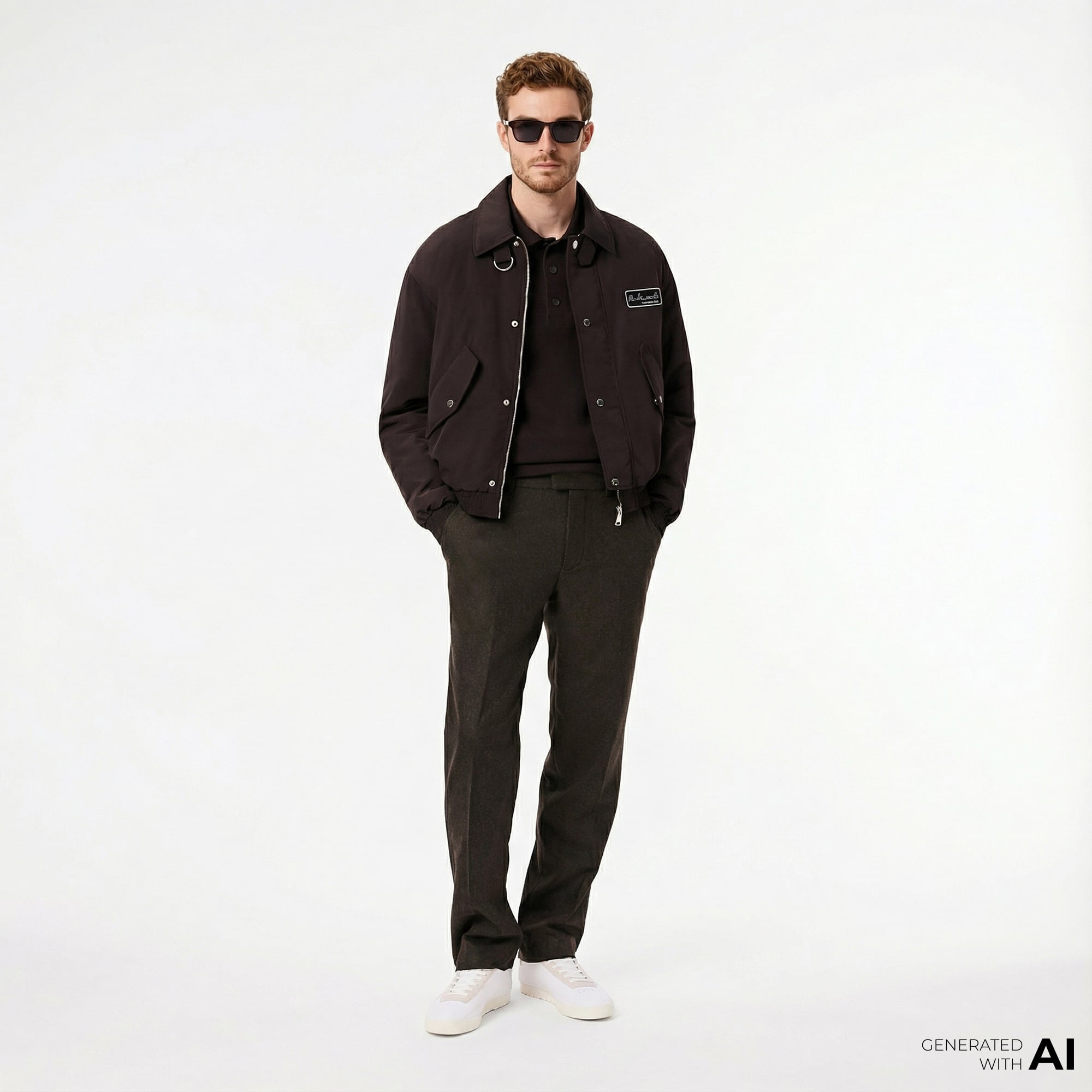  Lacoste Erkek Straight Fit Kahverengi Pantolon