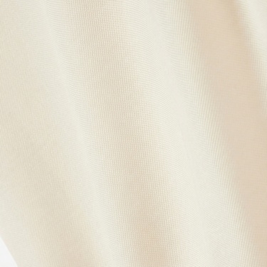  Lacoste Runway Kadın Bisiklet Yaka Baskılı İpek Beyaz T-Shirt