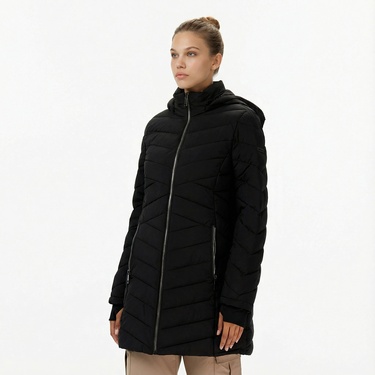  Nautica Kadın Siyah Su İtici Özellikli Mont