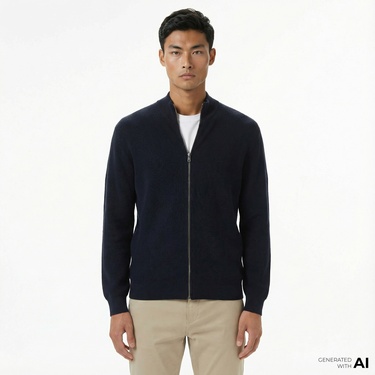  Nautica Erkek Lacivert Classic Fit Hırka