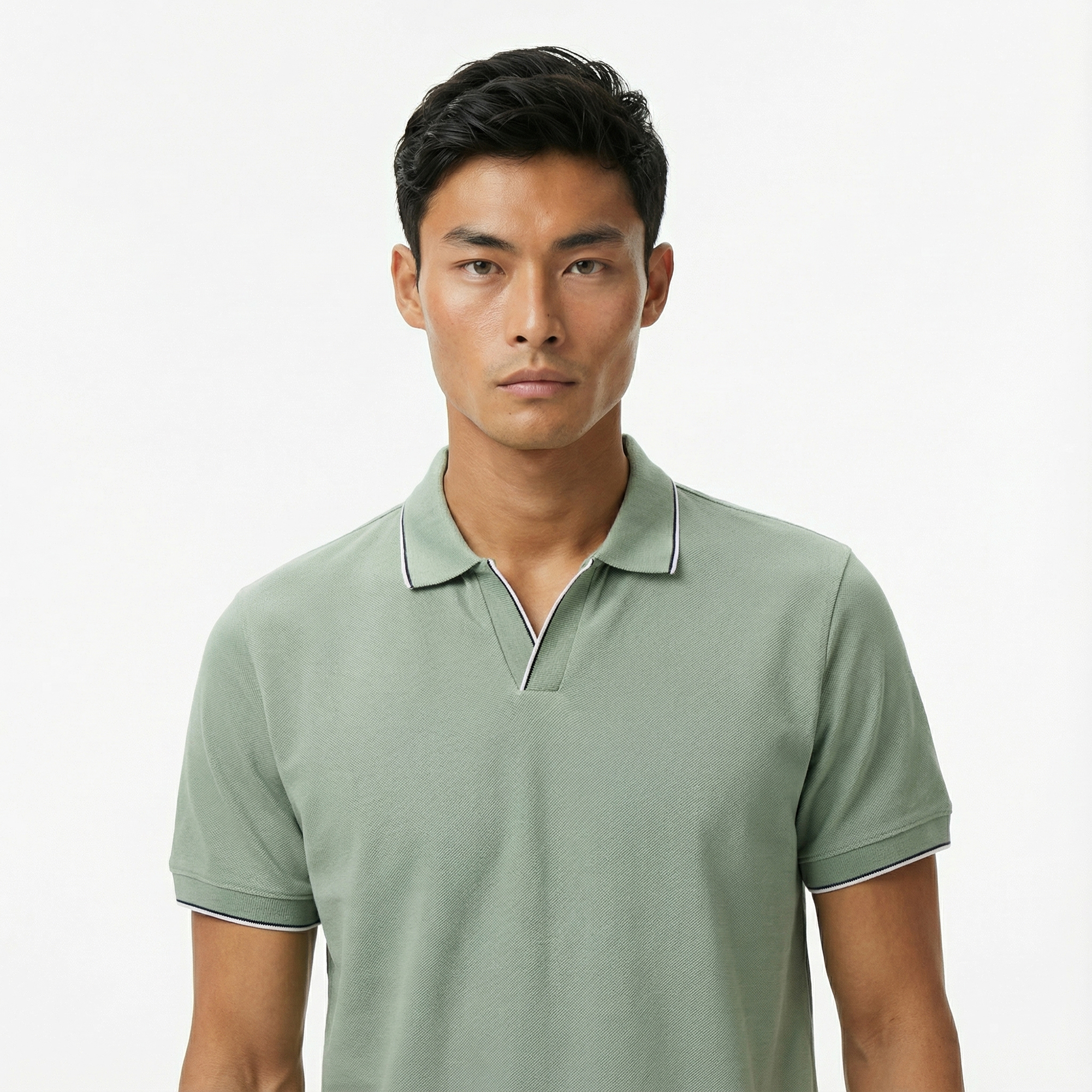  Nautica Erkek Yeşil Classic Fit Polo Yaka T-Shirt