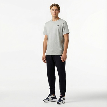  Nike Sportswear Club Erkek Gri T-Shirt
