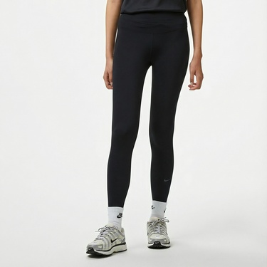  Nike Dri-Fit One High Rise 7/8 Kadın Siyah Tayt