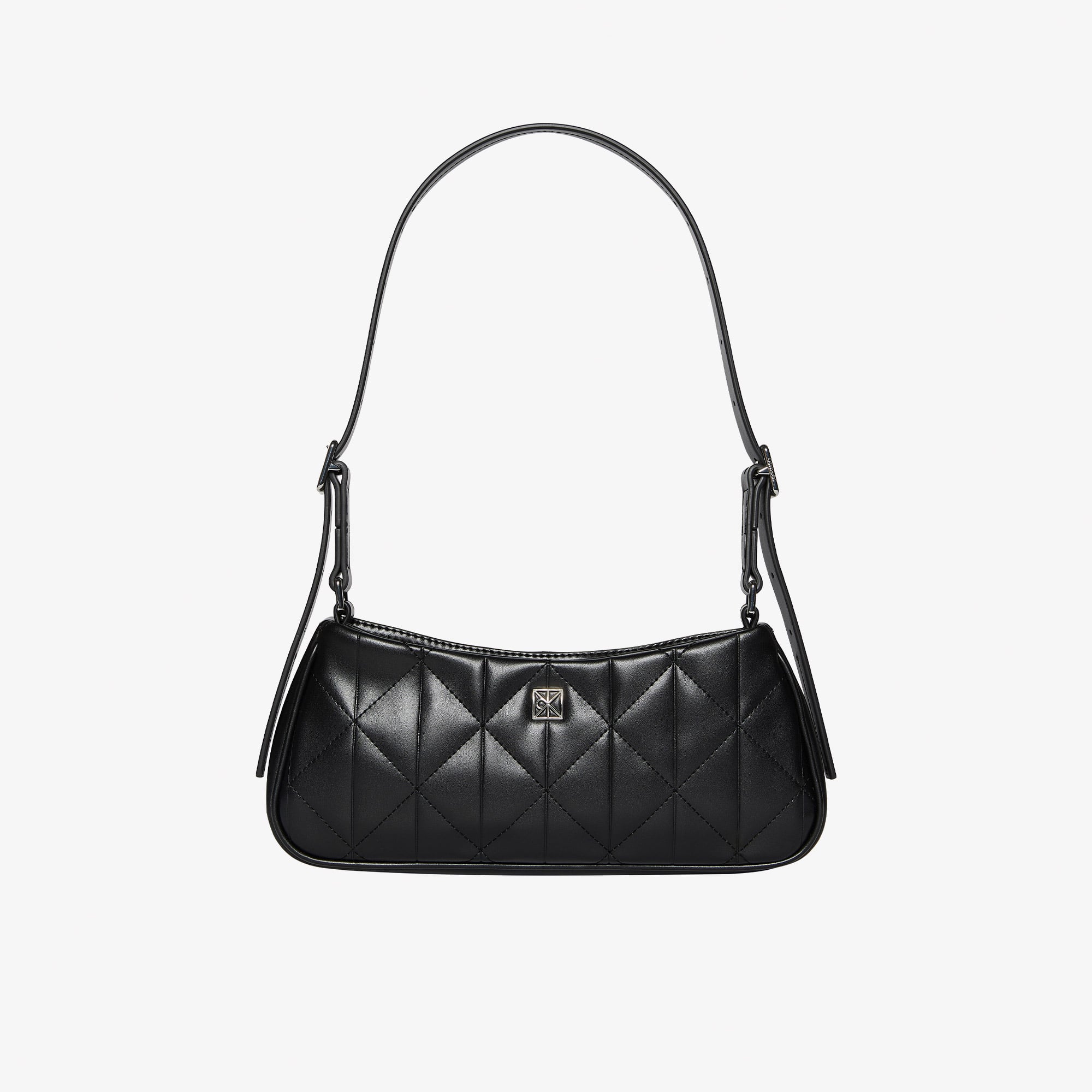  Calvin Klein Quilted Small Kadın Siyah Omuz Çantası