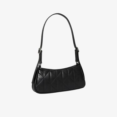  Calvin Klein Quilted Small Kadın Siyah Omuz Çantası