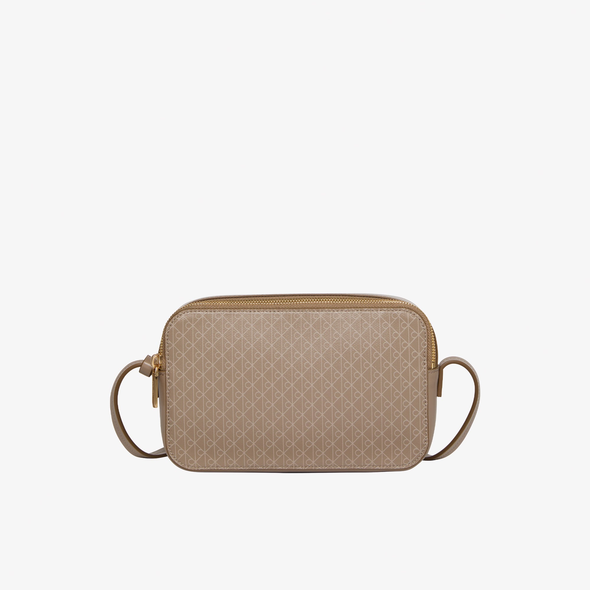  Calvin Klein Emblem Elongated Camera Kadın Haki Çapraz Çanta