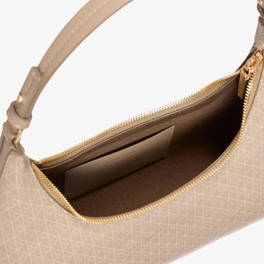  Calvin Klein Emblem Kadın Kahverengi Çapraz Çanta