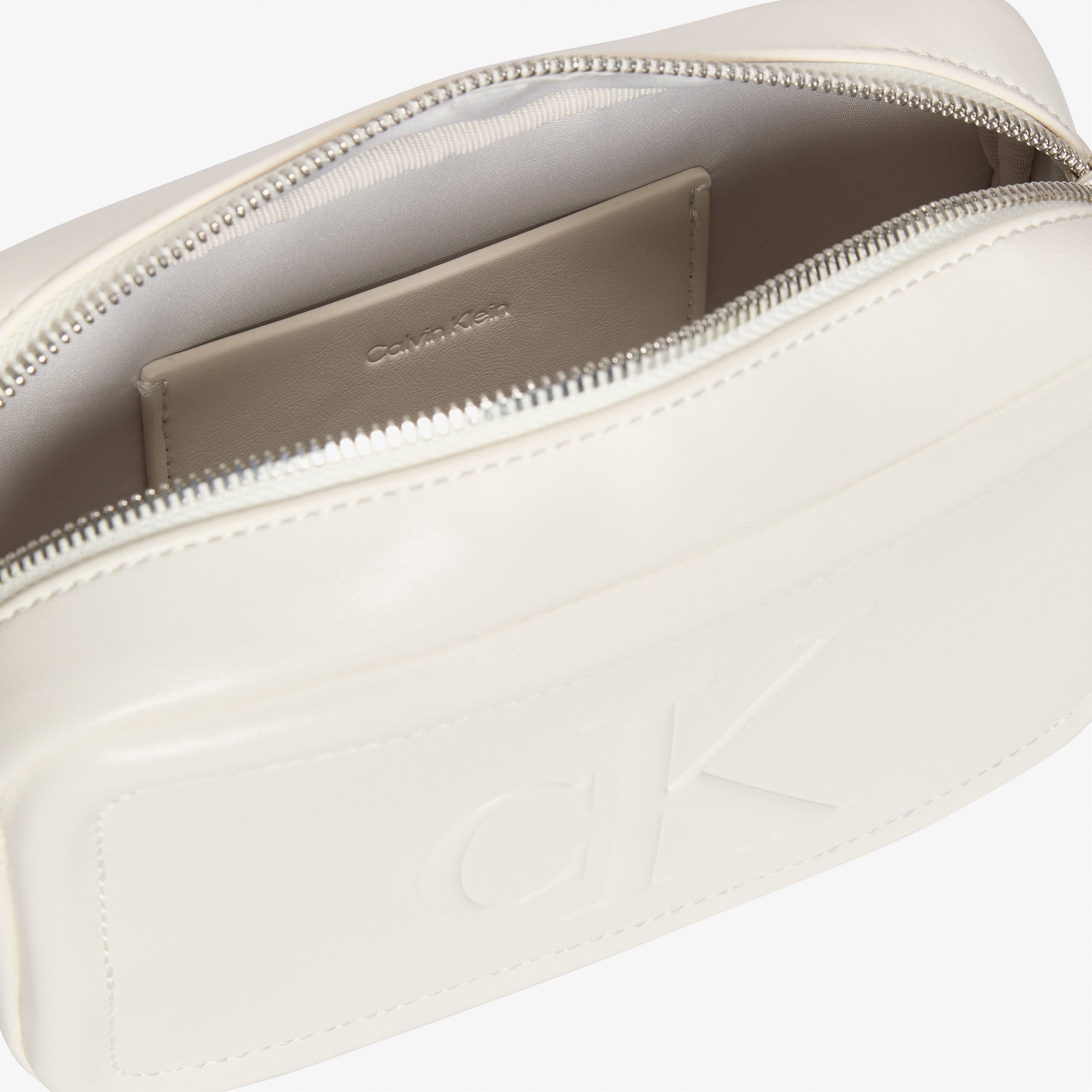 Calvin Klein Bold Camera Kadın Beyaz Çapraz Çanta