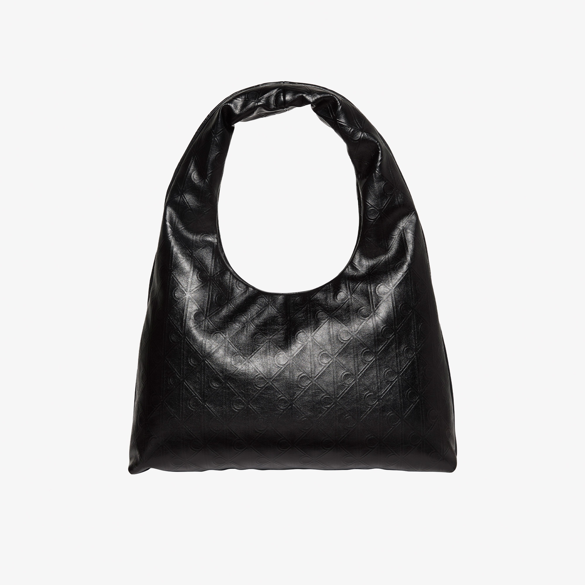 Calvin Klein Emblem Puffer Kadın Siyah Omuz Çantası