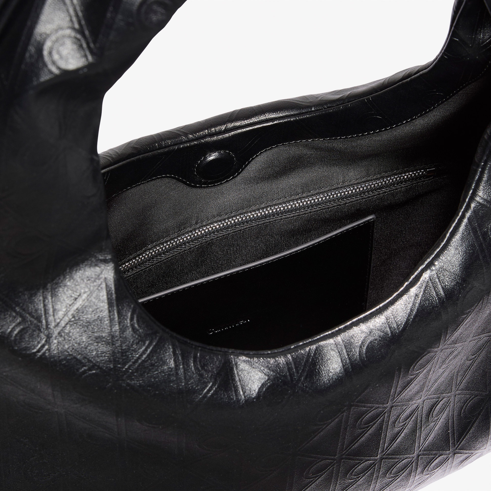 Calvin Klein Emblem Puffer Kadın Siyah Omuz Çantası