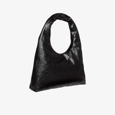  Calvin Klein Emblem Puffer Kadın Siyah Omuz Çantası