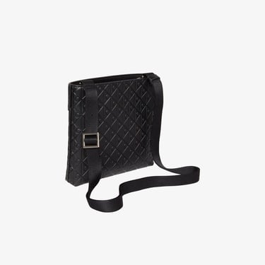  Calvin Klein Emblem Emboss Flatpack Erkek Siyah Çapraz Çanta