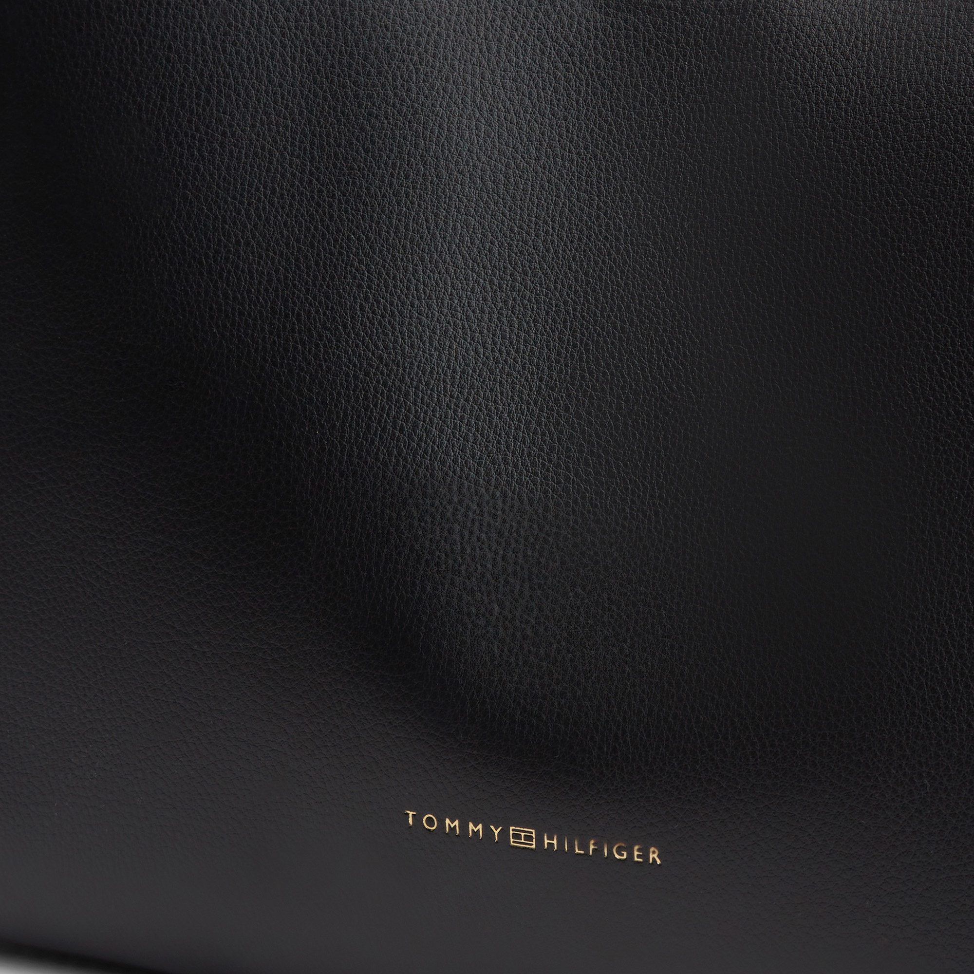 Tommy Hilfiger Logo Kadın Siyah El Çantası