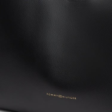  Tommy Hilfiger Logo Kadın Siyah El Çantası