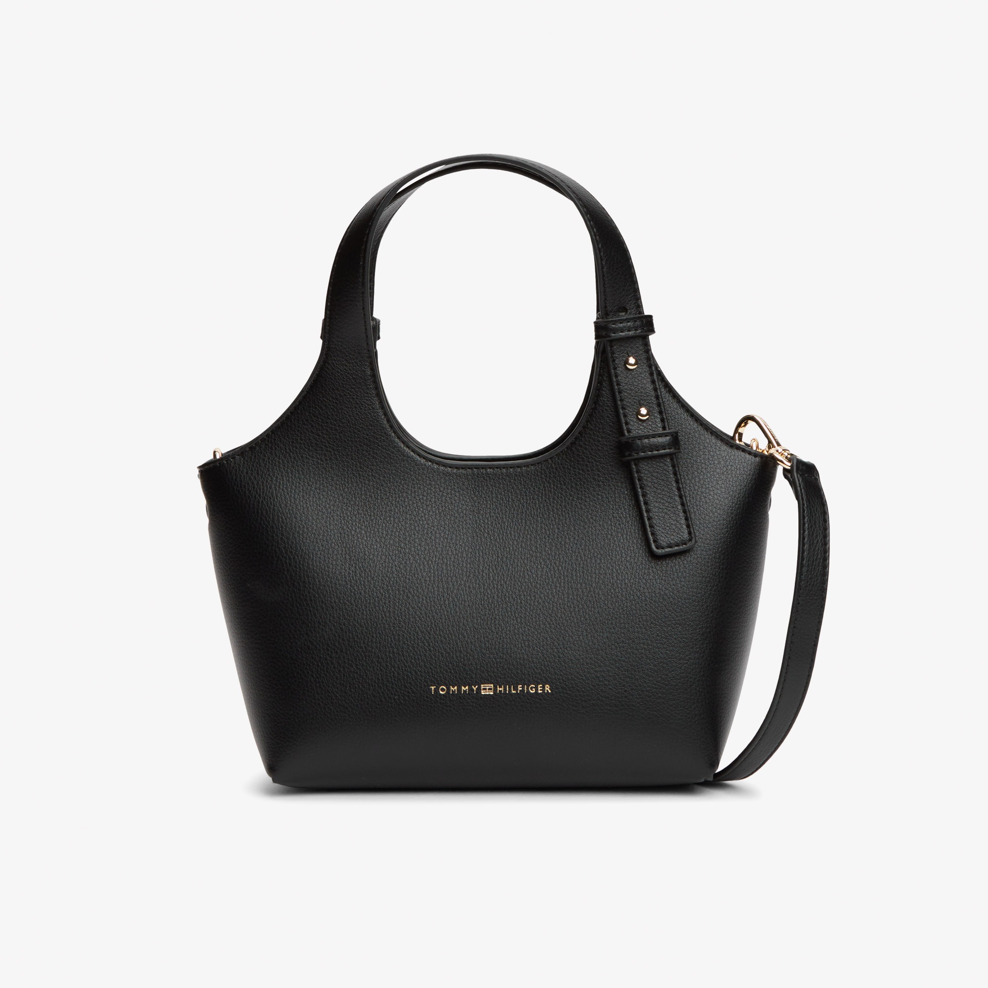 Tommy Hilfiger Logo Kadın Siyah El Çantası