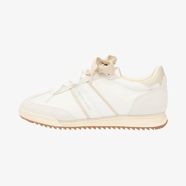  Tommy Hilfiger Alphacleat Kadın Bej Sneaker