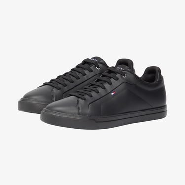  Tommy Hilfiger Icon Court Erkek Siyah Sneaker