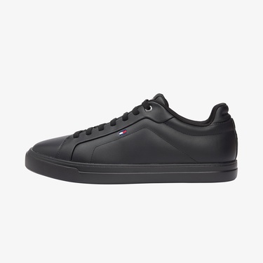  Tommy Hilfiger Icon Court Erkek Siyah Sneaker