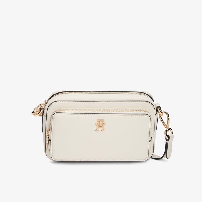  Tommy Hilfiger Icon Kadın Bej Çapraz Çanta