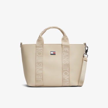  Tommy Hilfiger Daily Elevated Kadın Bej El Çantası