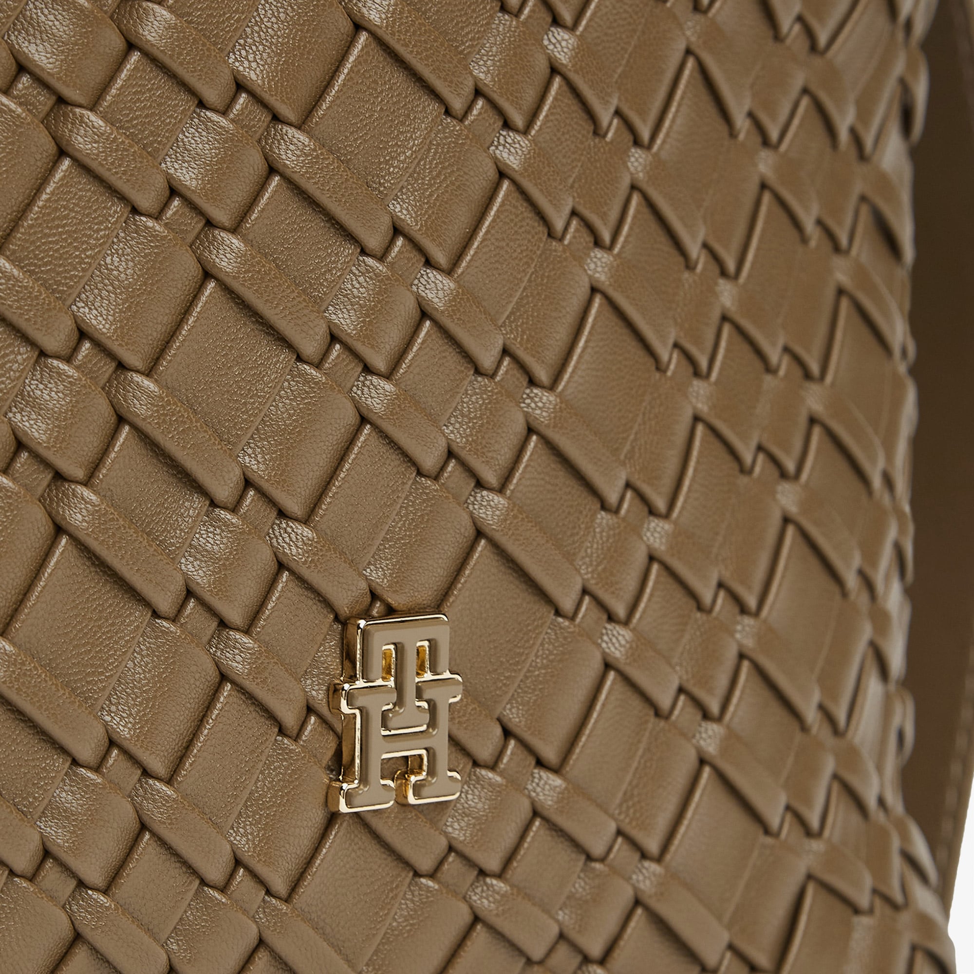 Tommy Hilfiger Braided Kadın Haki Omuz Çantası