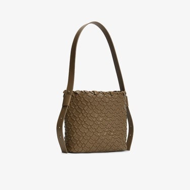  Tommy Hilfiger Braided Kadın Haki Omuz Çantası