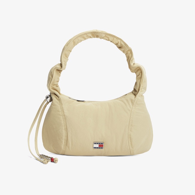  Tommy Hilfiger Casual Kadın Bej Omuz Çantası