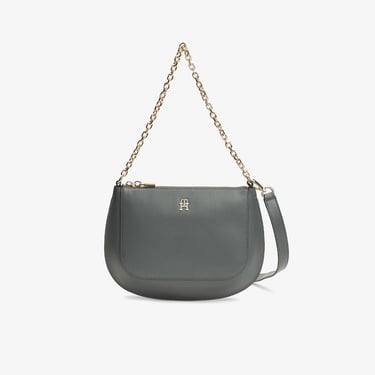  Tommy Hilfiger Glam Kadın Gri Çapraz Çanta