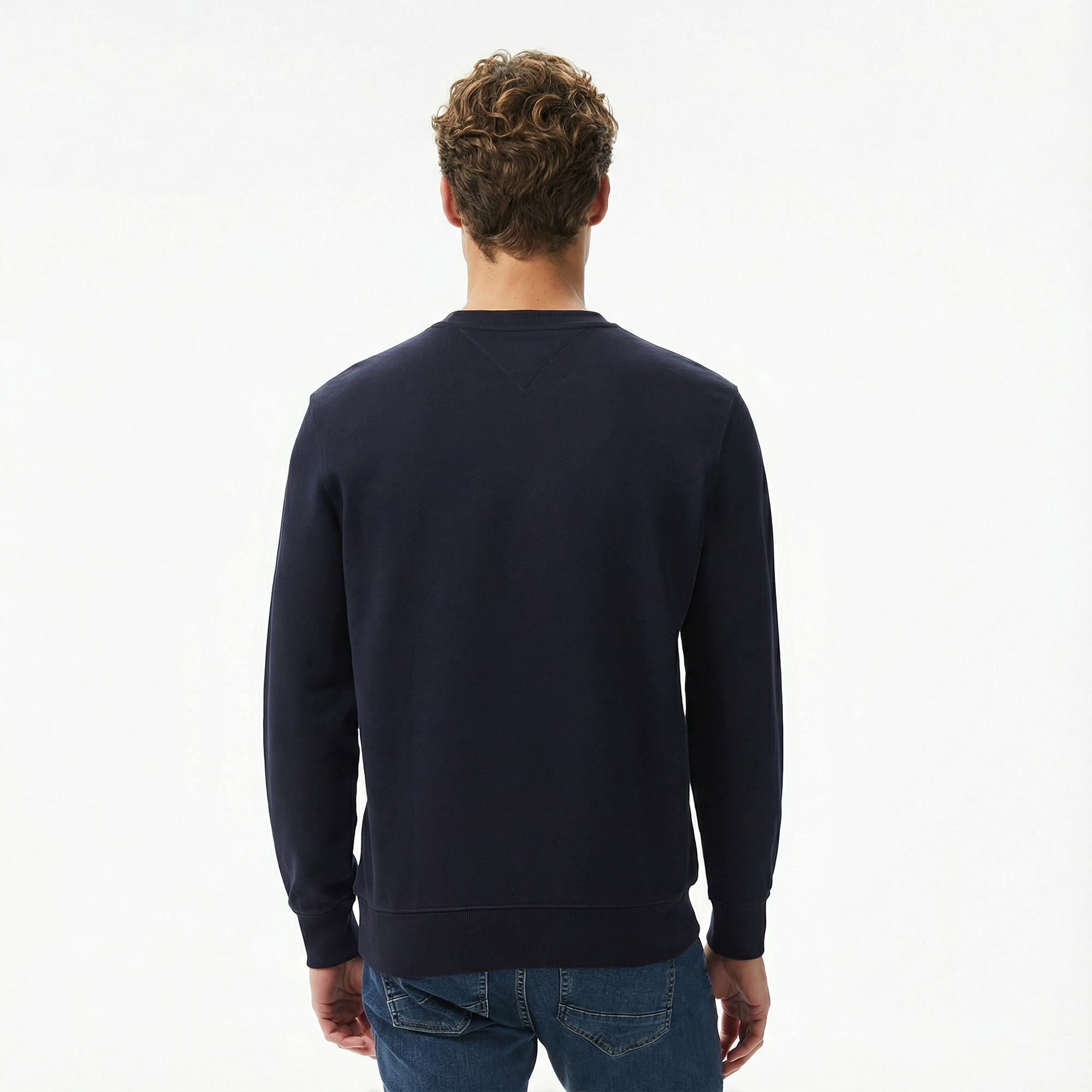 Tommy Hilfiger Core Essentials Erkek Lacivert Sweatshirt