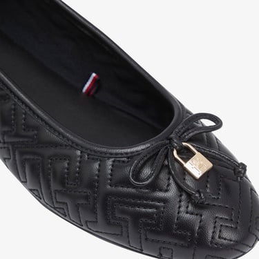  Tommy Hilfiger Martina Kadın Siyah Babet