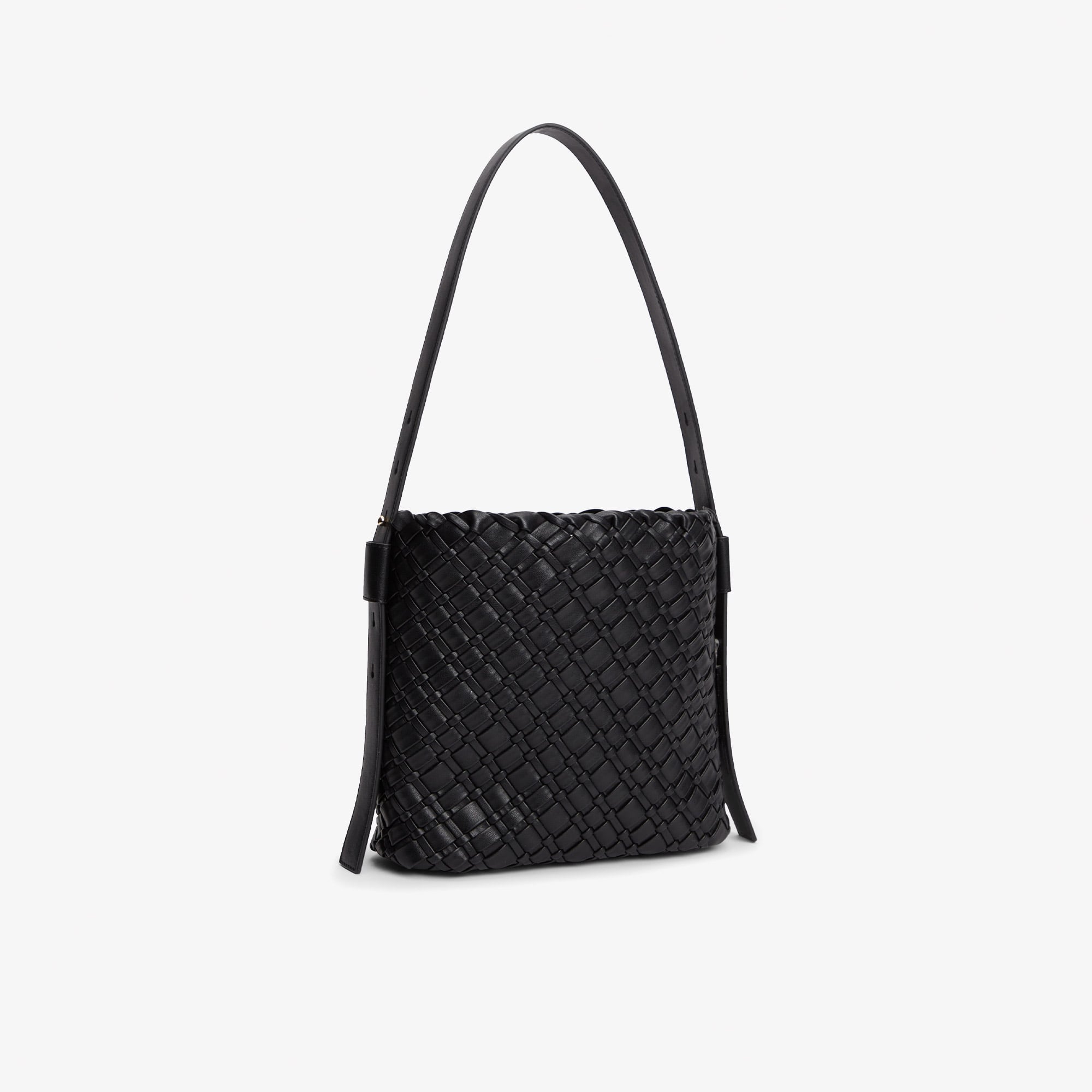 Tommy Hilfiger Braided Kadın Siyah Omuz Çantası