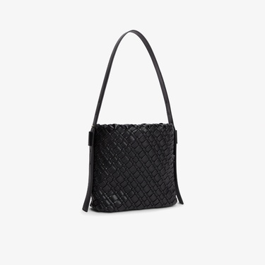  Tommy Hilfiger Braided Kadın Siyah Omuz Çantası