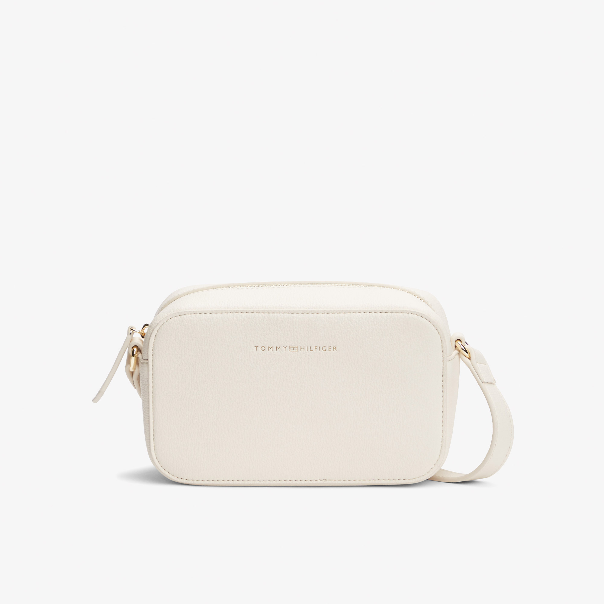  Tommy Hilfiger Logo Kadın Bej Çapraz Çanta
