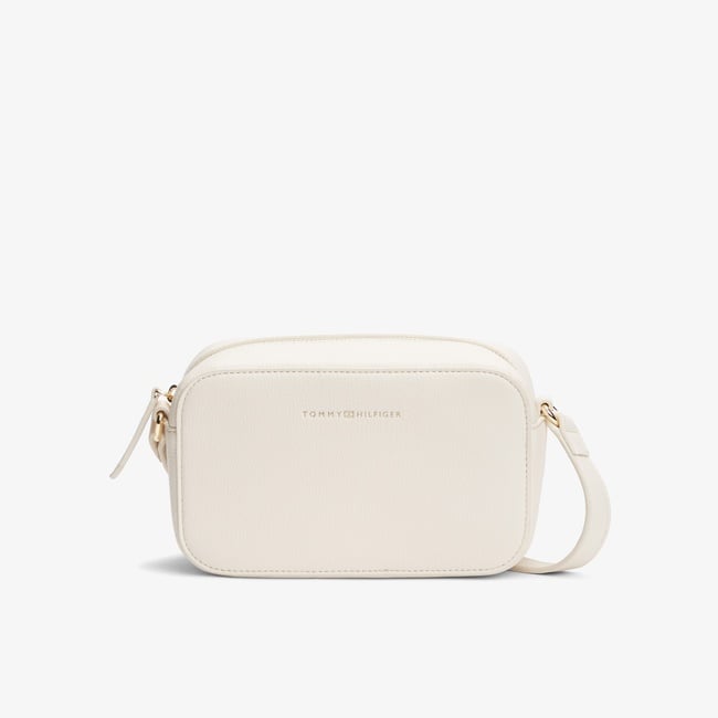  Tommy Hilfiger Logo Kadın Bej Çapraz Çanta