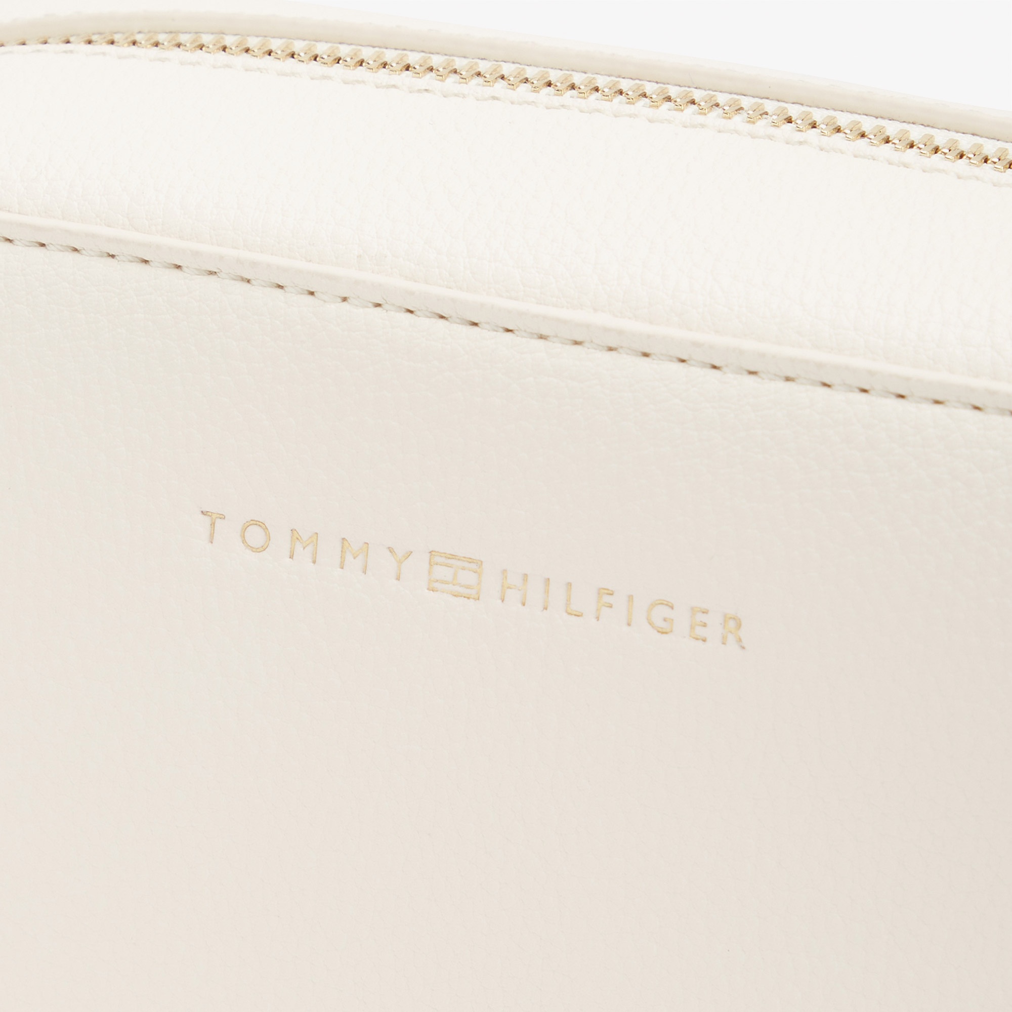 Tommy Hilfiger Logo Kadın Bej Çapraz Çanta