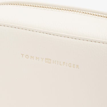  Tommy Hilfiger Logo Kadın Bej Çapraz Çanta