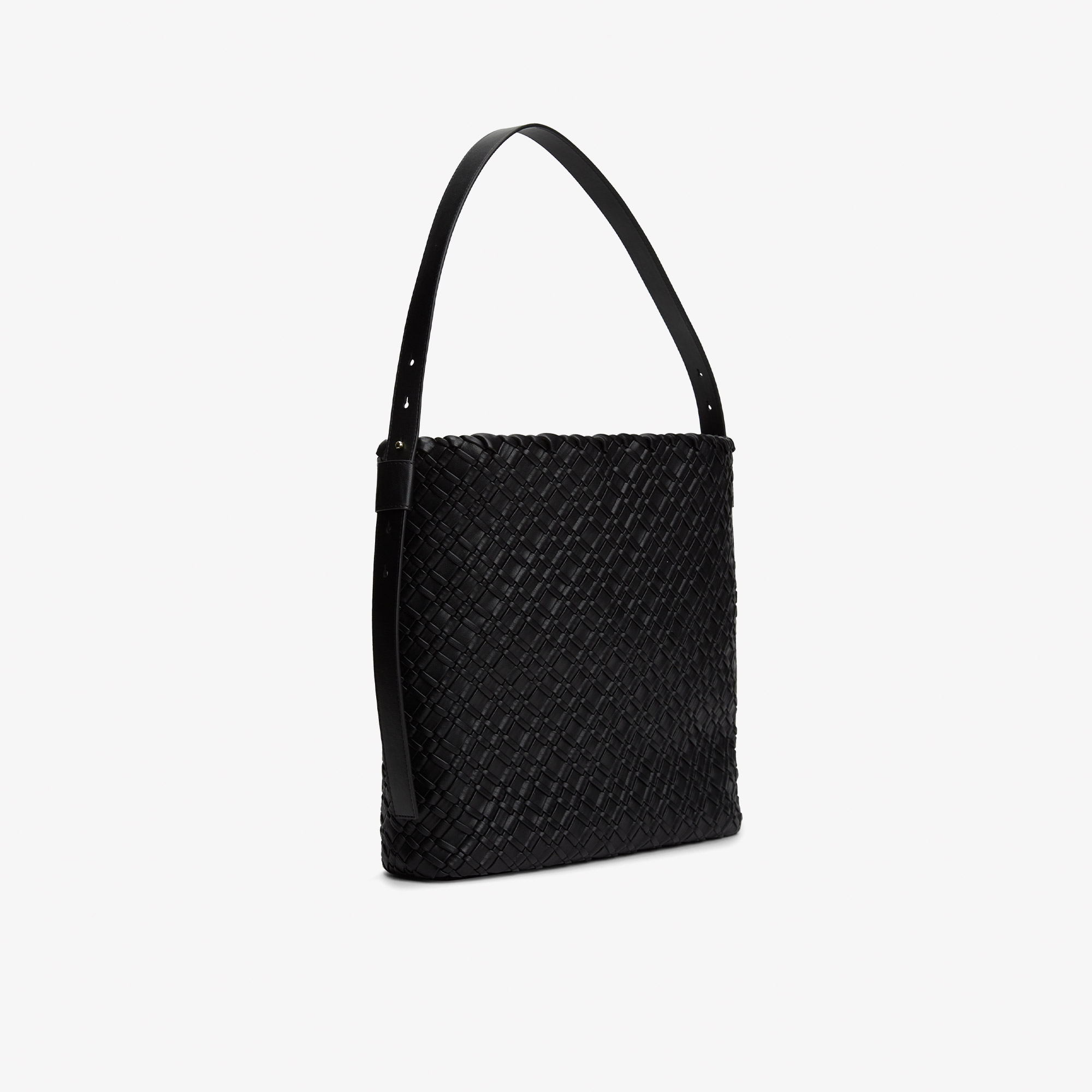 Tommy Hilfiger Braided Kadın Siyah El Çantası