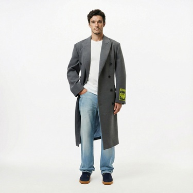  Lacoste Erkek Regular Fit Bisiklet Yaka Beyaz T-Shirt