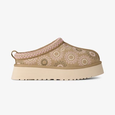  UGG Tazz Sun Stitch Kadın Beyaz Terlik