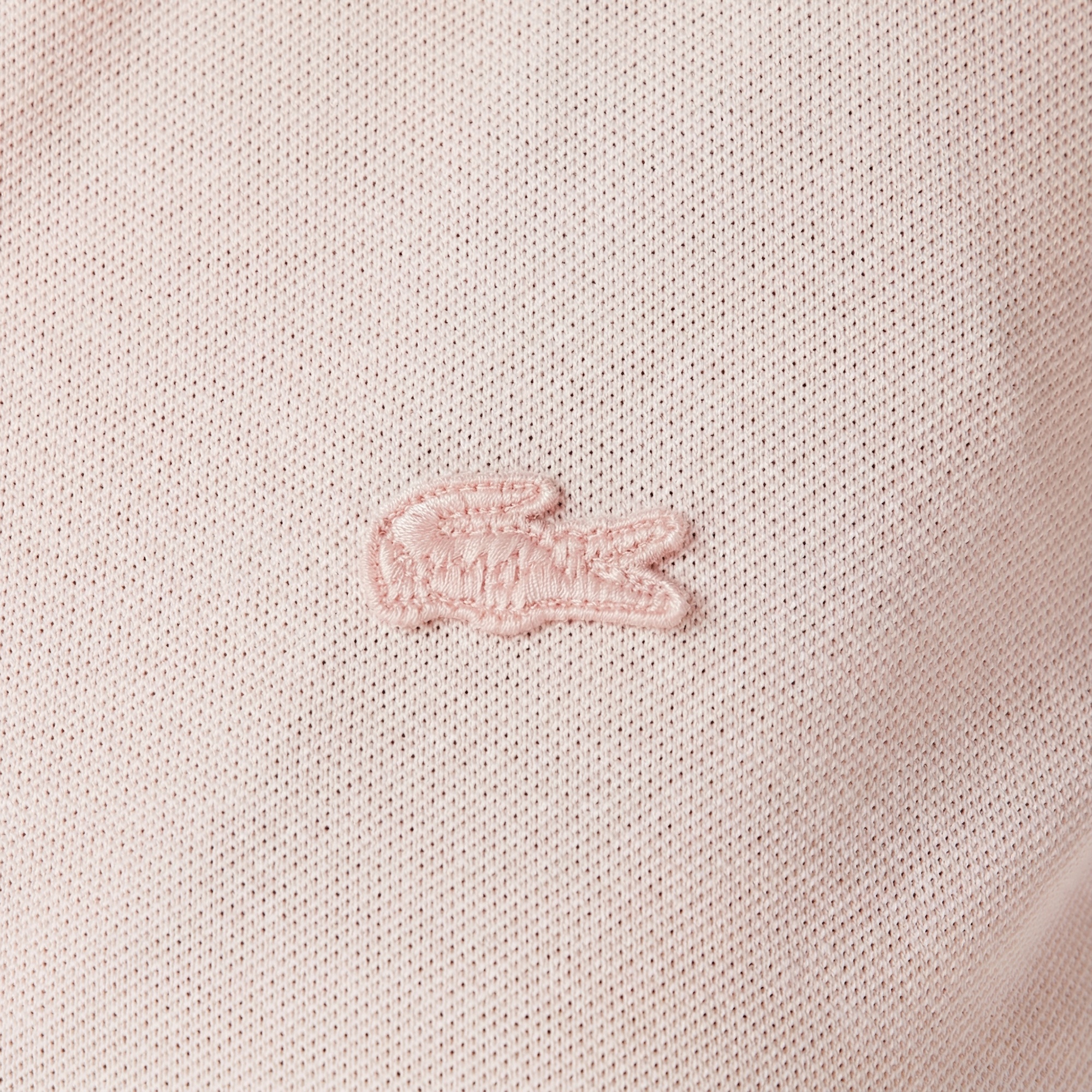 Lacoste Kadın Slim Fit Uzun Kollu Pembe Polo