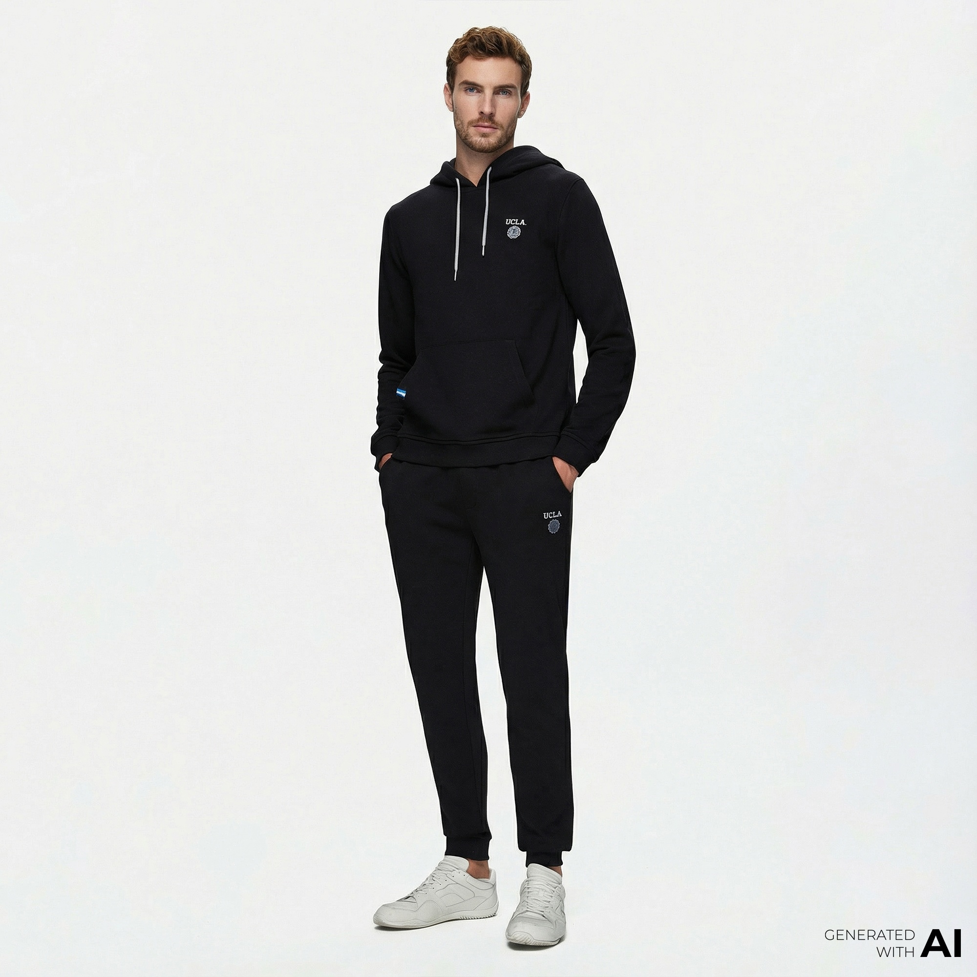 Ucla Luskin Erkek Siyah Eşofman Altı