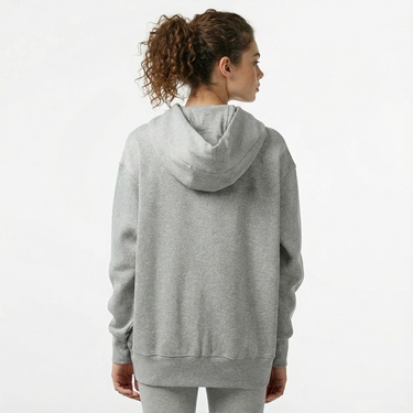 Nike Sportswear Phoenix Fleece Oversize Kadın Gri Hoodie