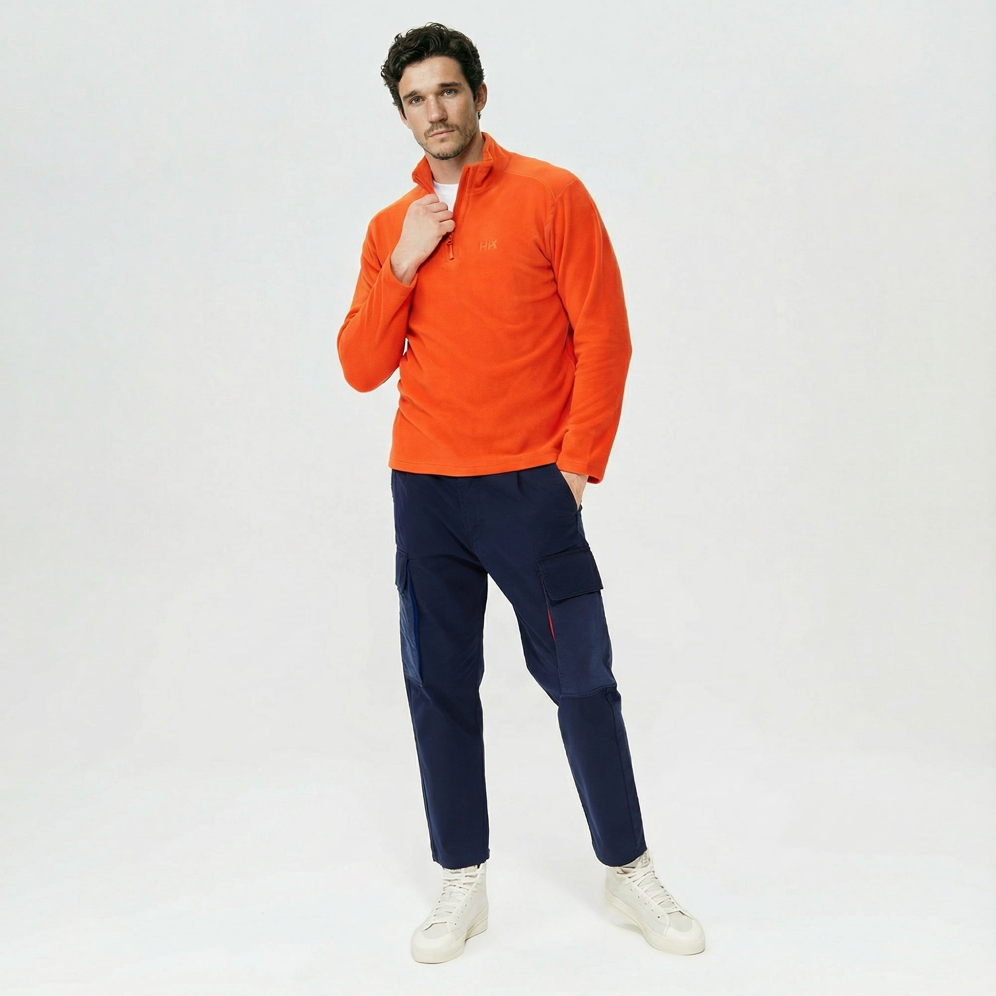 Helly Hansen Mount Polar Erkek Turuncu Sweatshirt