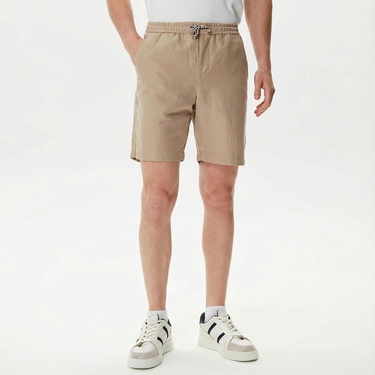  Nautica Bej Classic Fit Şort