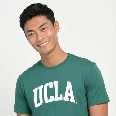  Ucla Culver Erkek Yeşil Bisiklet Yaka T-Shirt